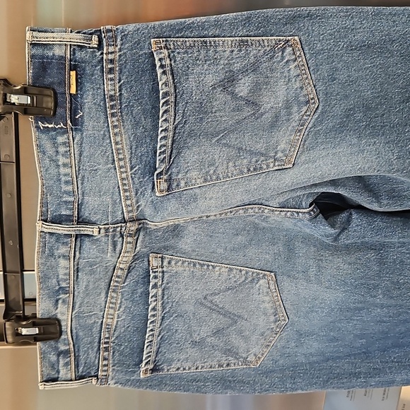 💕MOTHER SUPERIOR💕 Lil' Mid-Rise Tunnel Vision Sneak Jeans I'm A Winner 30 NWOT - Picture 15 of 16